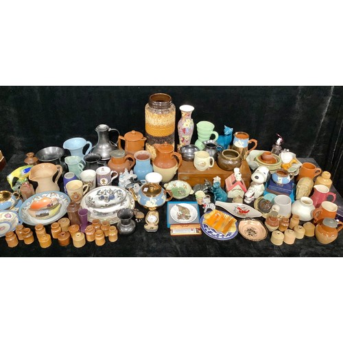 976 - A large quantity of mixed ceramics, stoneware and vases including Royal Worcester and Wedgwood trink... 