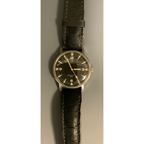 Omega seamaster best sale 600 black dial