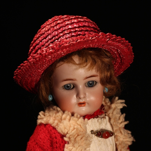 4087 - A Simon & Halbig/Kämmer & Reinhardt (Germany) bisque head and painted composition bodied doll, the b... 