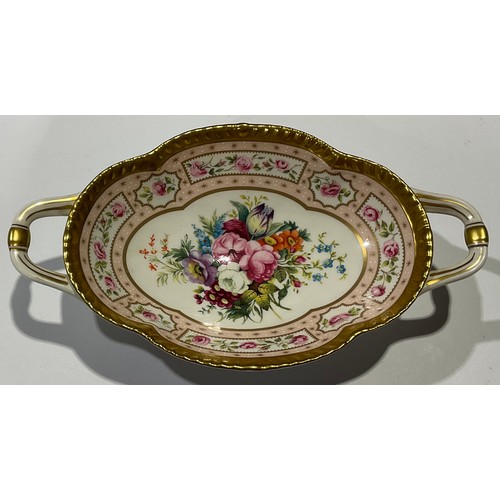 48 - A Royal Crown Derby two handled commemorative dish, The 250 Collection, limited edition 217/750, 22.... 