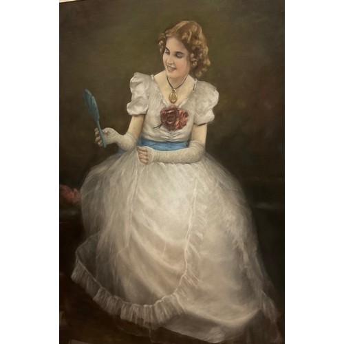 48 - C H Parker (British early 20th century)
A Portrait of Gloria Winter
signed, dated 1941, pastel, 73cm... 