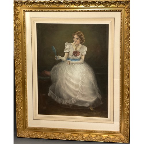 48 - C H Parker (British early 20th century)
A Portrait of Gloria Winter
signed, dated 1941, pastel, 73cm... 