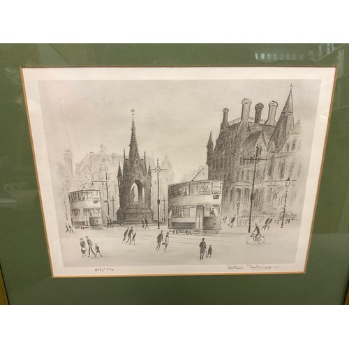 170 - Arthur Delaney (1927-1987) limited edition prints; Albert Memorial, Manchester Cathedral, Manchester... 