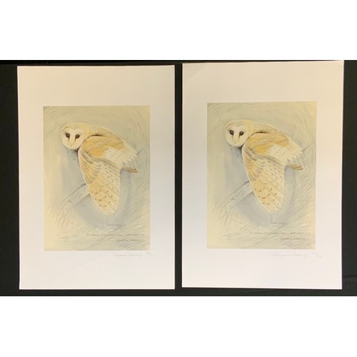 121 - Pollyanna Pickering, by and after, a pair, Silent Wings,  65cm x 45cm, limited edition 300/350 and 3... 