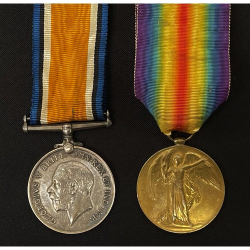 2006 - WW1 British Medal Group comprising of British War Medal and Victory Medal to 51200 Pte AC Browne, 10... 