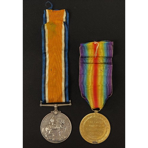 2006 - WW1 British Medal Group comprising of British War Medal and Victory Medal to 51200 Pte AC Browne, 10... 