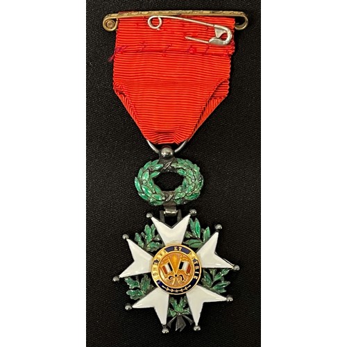 2022 - WW1 French Ordre National de la Légion d'honneur Knights Order medal , 3rd French Republic 1870 as i... 