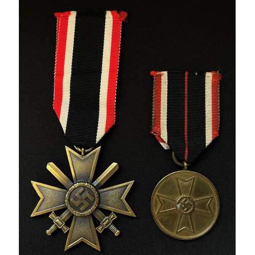 2032 - WW2 Third Reich Kriegsverdienstkreuz 2.Klasse mit Schwertern - War Merit Cross 2nd Class with Swords... 