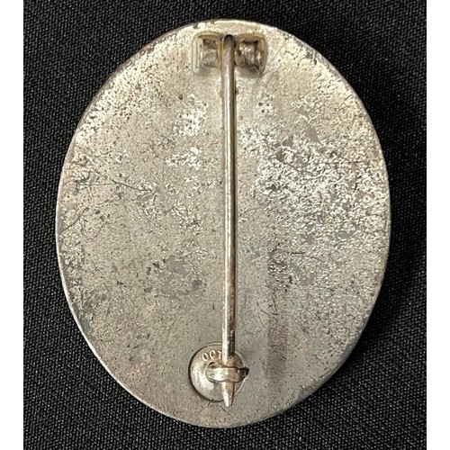 2038 - WW2 Third Reich Verwundetenabzeichen 1939 in Silber - Wound Badge 1939 in Silver. Maker marked 