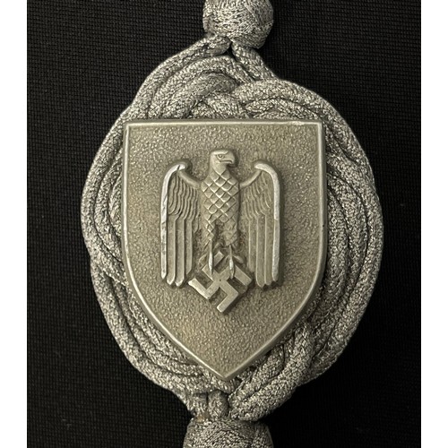 2046 - WW2 Third Reich Heer 1st Pattern Schützenschnur Marksmans Lanyard.