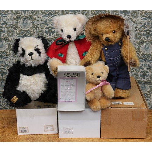 6273 - A Merrythought QL131KG Pandomonium teddy bear, 33cm high, boxed with loose tags, Limited Edition No.... 