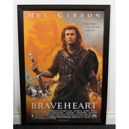 6325 - Poster, Film, Cinema & Movie Interest, Autographs - a rectangular shaped poster for the Mel Gibson f... 