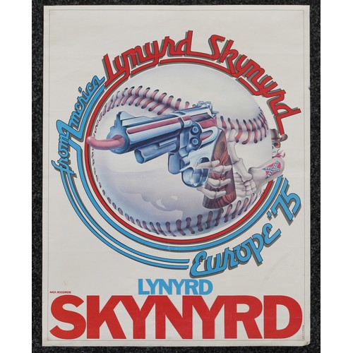 6330 - Poster, Music, American Rock Music - a Lynyrd Skynyrd rectangular shaped poster, 'FROM AMERICA, LYNY... 