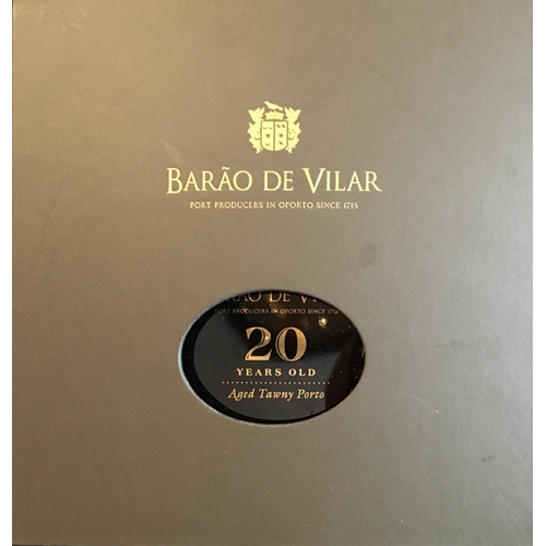 4 - Wines and Spirits - a bottle of Bardo De Vilar 20 year old tawny port in presentation box 50cl