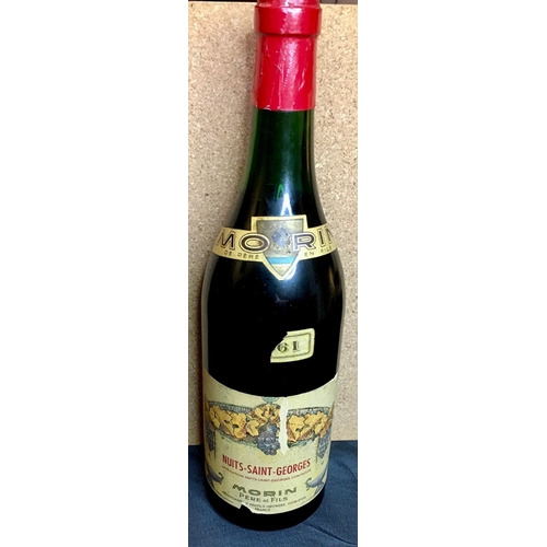 13 - Wines and Spirits - a bottle of Nuits-Saint-Georges Burgundy, Morin Peres et Fils Negociants a Nuits... 