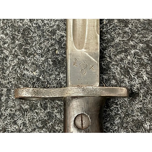 2064 - WW1 US P17 Bayonet with fullered single edged blade 427mm in length. Maker marked for Winchester and... 