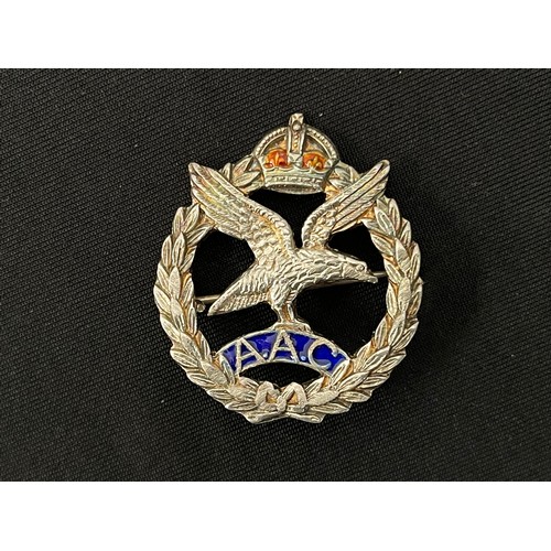 2131 - WW2 British Enamel Sweetheart badge collection to include: Army Air Corps/Glider Pilot Regt: RAC: RT... 