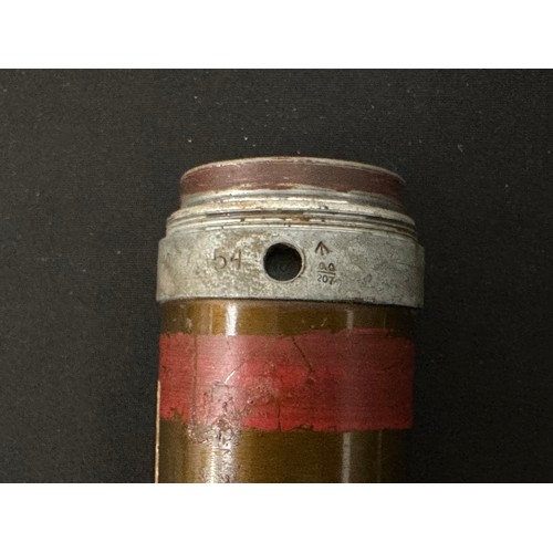 2146 - WW2 British 2 inch HE Mortar Round all components dated 1940 and with original paint: WW2 British 20... 