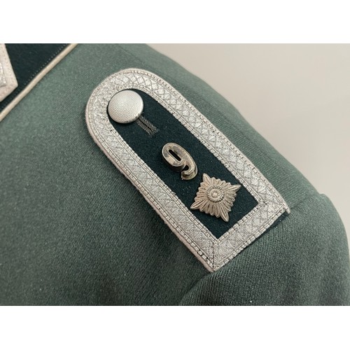 2154 - WW2 Third Reich Heer Infanterie Regt 9 Feldwebels NCO's Waffenrock Parade Tunic complete with Parade... 