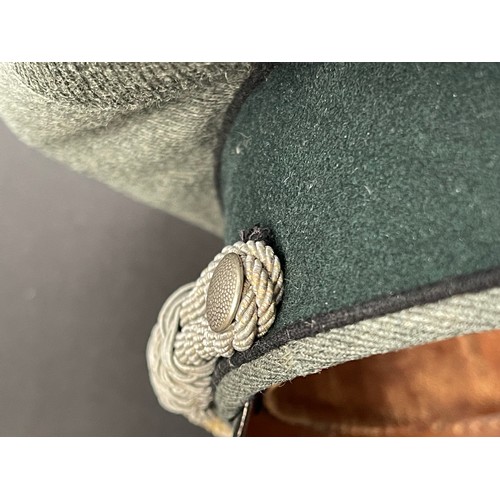 2158 - WW2 Third Reich Heer Pioneer Officers Schirmmutze cap. Trikot material. This is an enlisted mans or ... 