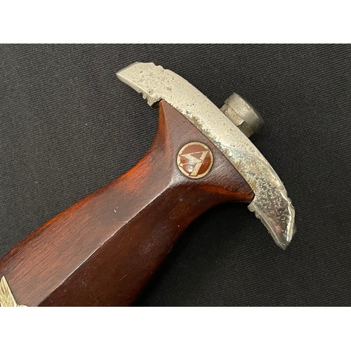 2165 - WW2 Third Reich NSKK Dienstdolch M1933 pattern dagger with double edged blade 220mm in length with 