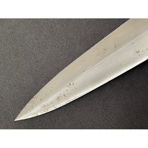 2165 - WW2 Third Reich NSKK Dienstdolch M1933 pattern dagger with double edged blade 220mm in length with 