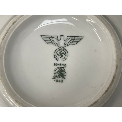 2172 - WW2 Third Reich Heer Issue Ceramic Bowls. (5)