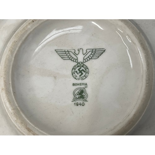 2172 - WW2 Third Reich Heer Issue Ceramic Bowls. (5)