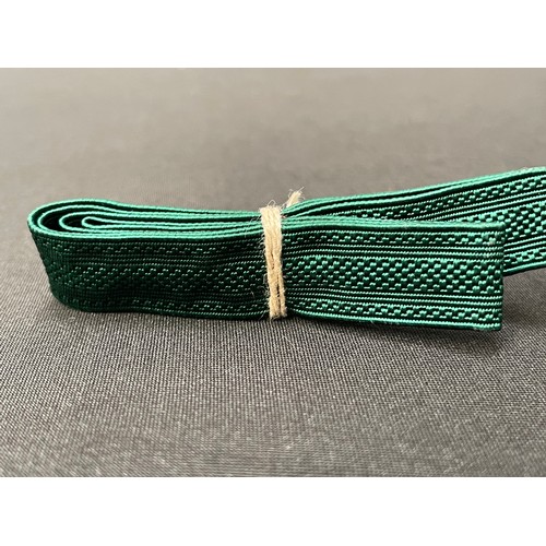 2221 - WW2 Third Reich K98 Parade Bayonet Knot. Green and Yellow. Unissued condition.