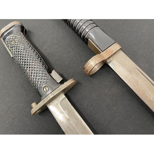 2232 - US Pattern M5 Knife bayonet with double edged blade 170mm in length marked 