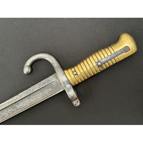 2251 - Victorian Police Hanger Sword with curved fullered blade 580mm in length. No makers markings. Press ... 