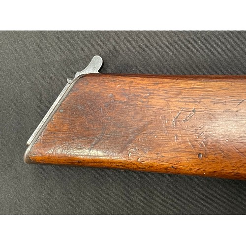 2252 - Deactivated Mauser C96 Semi auto pistol 7.63mm cal serial number 9819 complete with original wooden ... 