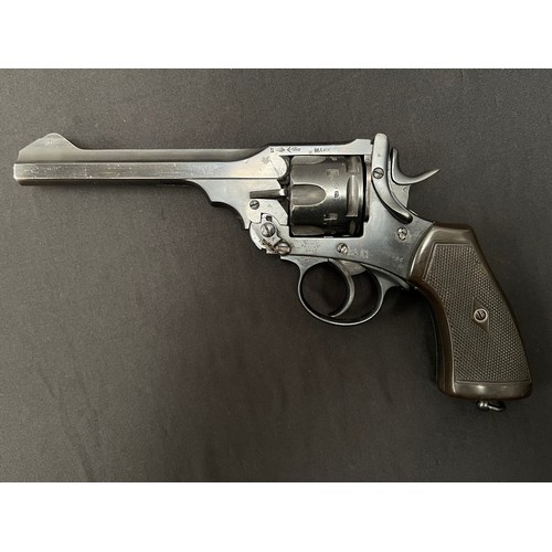 2253 - Deactivated Webley & Scott  Mk VI Service Revolver .455 serial no. 276674 with 150mm long barrel. Ov... 