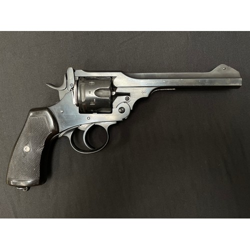 2253 - Deactivated Webley & Scott  Mk VI Service Revolver .455 serial no. 276674 with 150mm long barrel. Ov... 