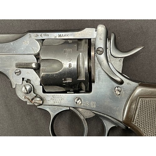 2253 - Deactivated Webley & Scott  Mk VI Service Revolver .455 serial no. 276674 with 150mm long barrel. Ov... 