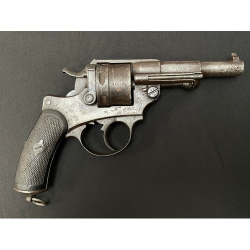 2255 - Deactivated French Service Revolver M1873 11mm cal serial no. G85455 with 110mm long barrel. Overall... 