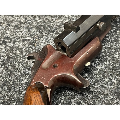 2256 - Deactivated Frank Wesson 1870 Single Shot Derringer Pistol cal. 32 rim fire. Serial no 13. barrel le... 