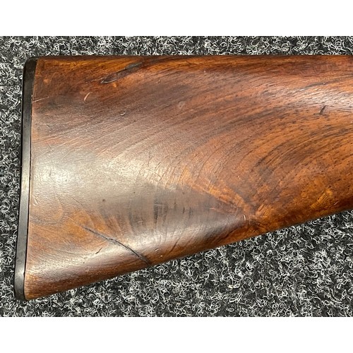 2257 - Deactivated 12 Bore Hammergun Side by Side Shotgun by J Manton, London with 755mm long Damascus barr... 