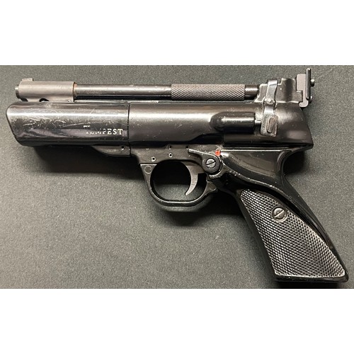 2259 - Webley Tempest .22 Cal Air Pistol with 173mm long barrel. No serial number. Working order. Overall l... 