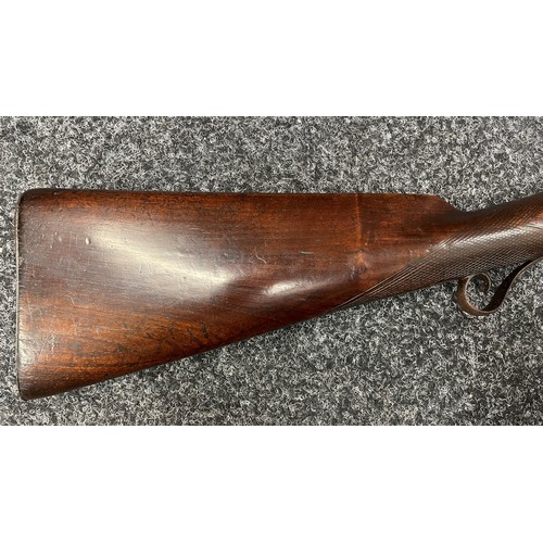 2261 - Percussion Cap Single Barrel Shotgun with 84cm long barrel. Bore approx. 15mm. Lock is maker marked ... 