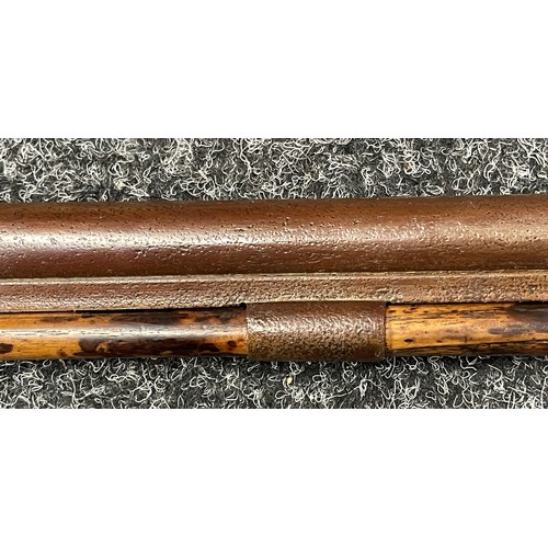 2261 - Percussion Cap Single Barrel Shotgun with 84cm long barrel. Bore approx. 15mm. Lock is maker marked ... 