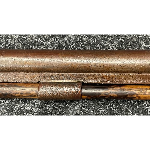 2261 - Percussion Cap Single Barrel Shotgun with 84cm long barrel. Bore approx. 15mm. Lock is maker marked ... 