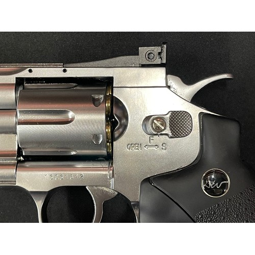 2263 - Dan Wesson .177 cal 4.5mm Revolver BB air pistol  65mm long barrel. Serial number 13C31612. 6 shot. ... 