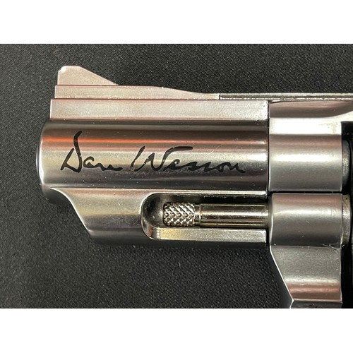 2263 - Dan Wesson .177 cal 4.5mm Revolver BB air pistol  65mm long barrel. Serial number 13C31612. 6 shot. ... 