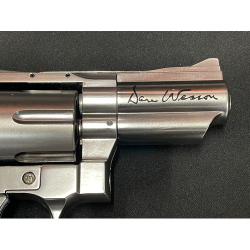 2263 - Dan Wesson .177 cal 4.5mm Revolver BB air pistol  65mm long barrel. Serial number 13C31612. 6 shot. ... 