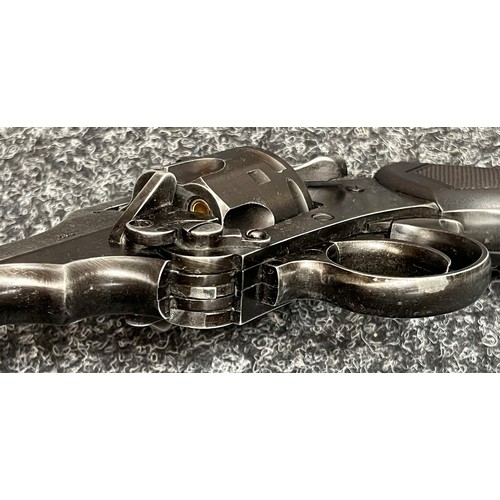 2270 - .177 cal air pistol in the form of a Webley MKVI service revolver. Serial number 18K43887. 150mm lon... 