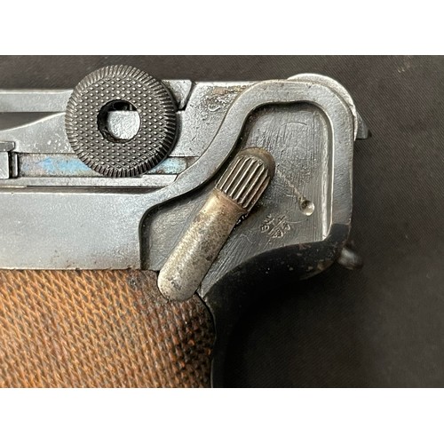 2274 - Deactivated WW1 German 9mm Artillery Luger Pistol serial number 3616. Maker marked DWM. Dated 1917. ... 