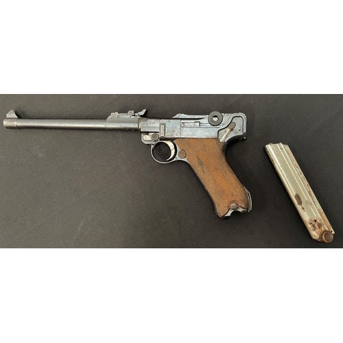 2274 - Deactivated WW1 German 9mm Artillery Luger Pistol serial number 3616. Maker marked DWM. Dated 1917. ... 