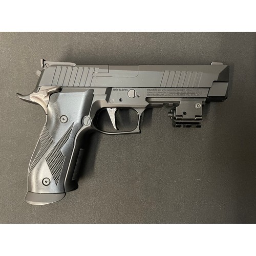 2276 - Sig Saur  X Five .177 Co2 Air Pistol serial number 18D11917. Working order. Overall length 220mm. Co... 