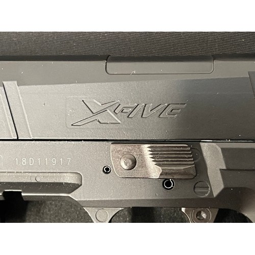 2276 - Sig Saur  X Five .177 Co2 Air Pistol serial number 18D11917. Working order. Overall length 220mm. Co... 